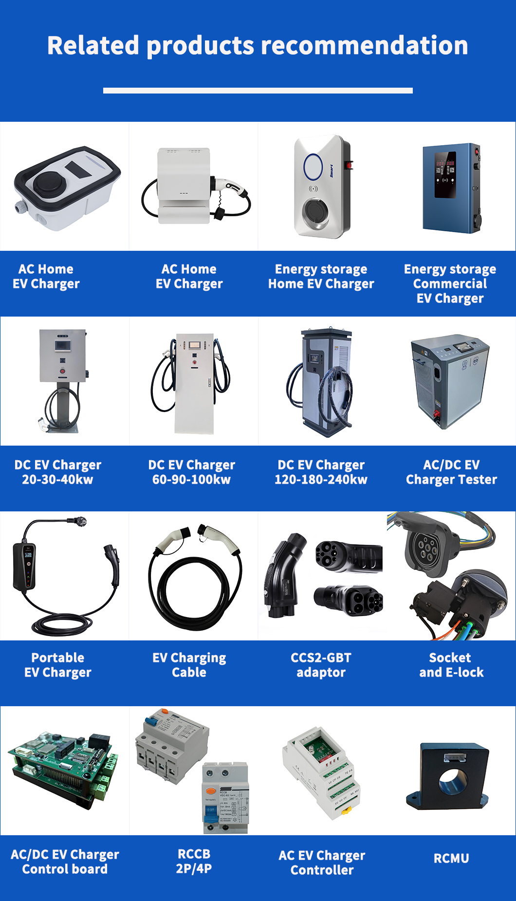 EV Chargers Related products